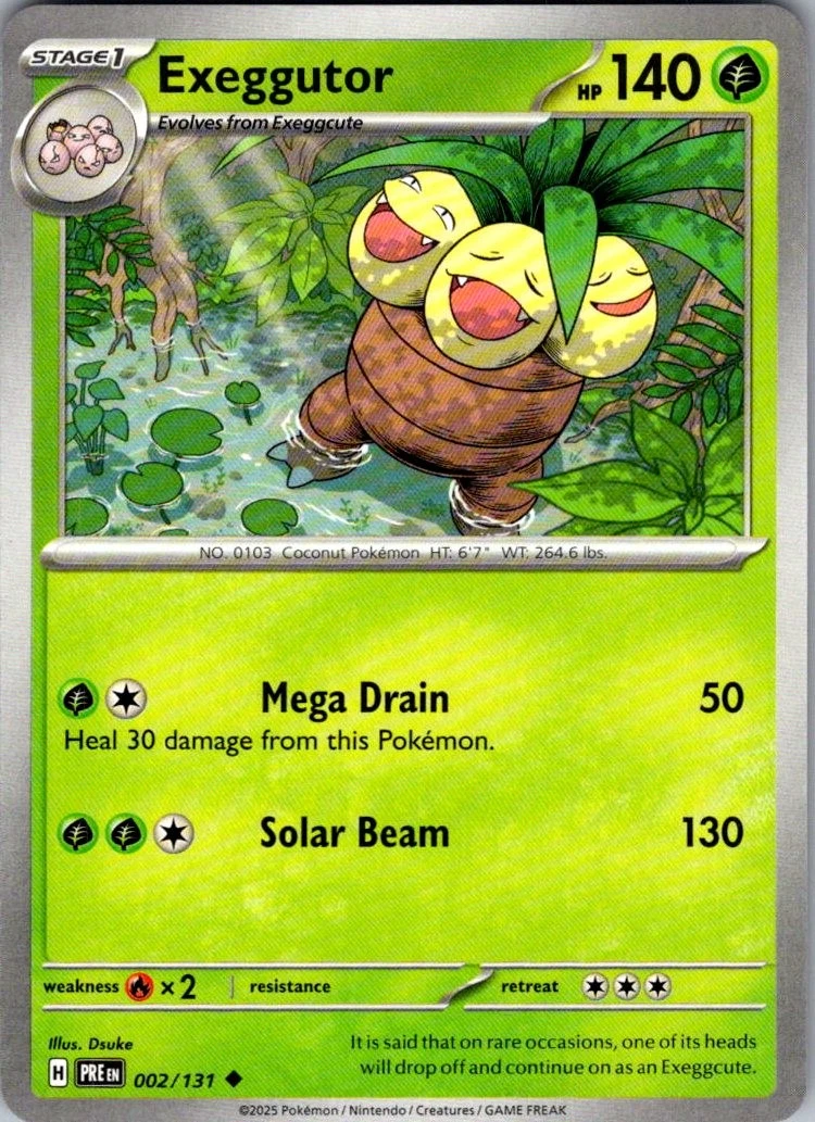 Exeggutor Pokémon TCG Cards for sale | eBay