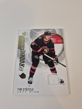 2020-21 Upper Deck SP Rookie Authentics Jersey Tim Stutzle Ottawa Senators 