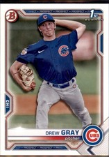 2021 Bowman Draft #BD-35 Drew Gray