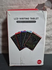 (10 Pack) LCD Writing Tablet 8.5 Inch Black, Red, Blue, Teal, Pink