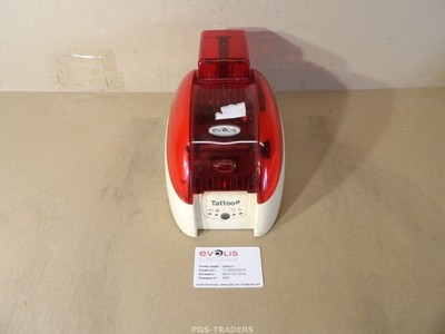 EVOLIS Tatttoo 2 Basic Single-Sided Color ID Card Printer 300dpi USB - PRINTS OK