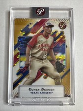 2025 Topps Pristine Corey Seager #253 Gold Refractor /50 All-Star Texas Rangers