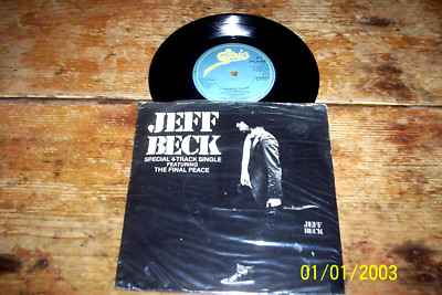 JEFF BECK special 4-track single THE FINAL PEACE 7'' VINYL PS 45 w/ Led Boots NM-
