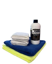 Solution Finish Black Plastic & Vinyl Restorer 12 oz. & 2 Towel & 2 Applicators