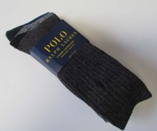 NWT Polo Ralph Lauren 3-Pair Socks Antimicrobial  Size 10 -13
