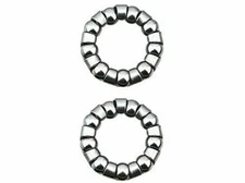 2 (1 PAIR) ALTALINE BICYCLE BOTTOM BRACKET BEARING (SIZE 1/4 X 9) CHROME.