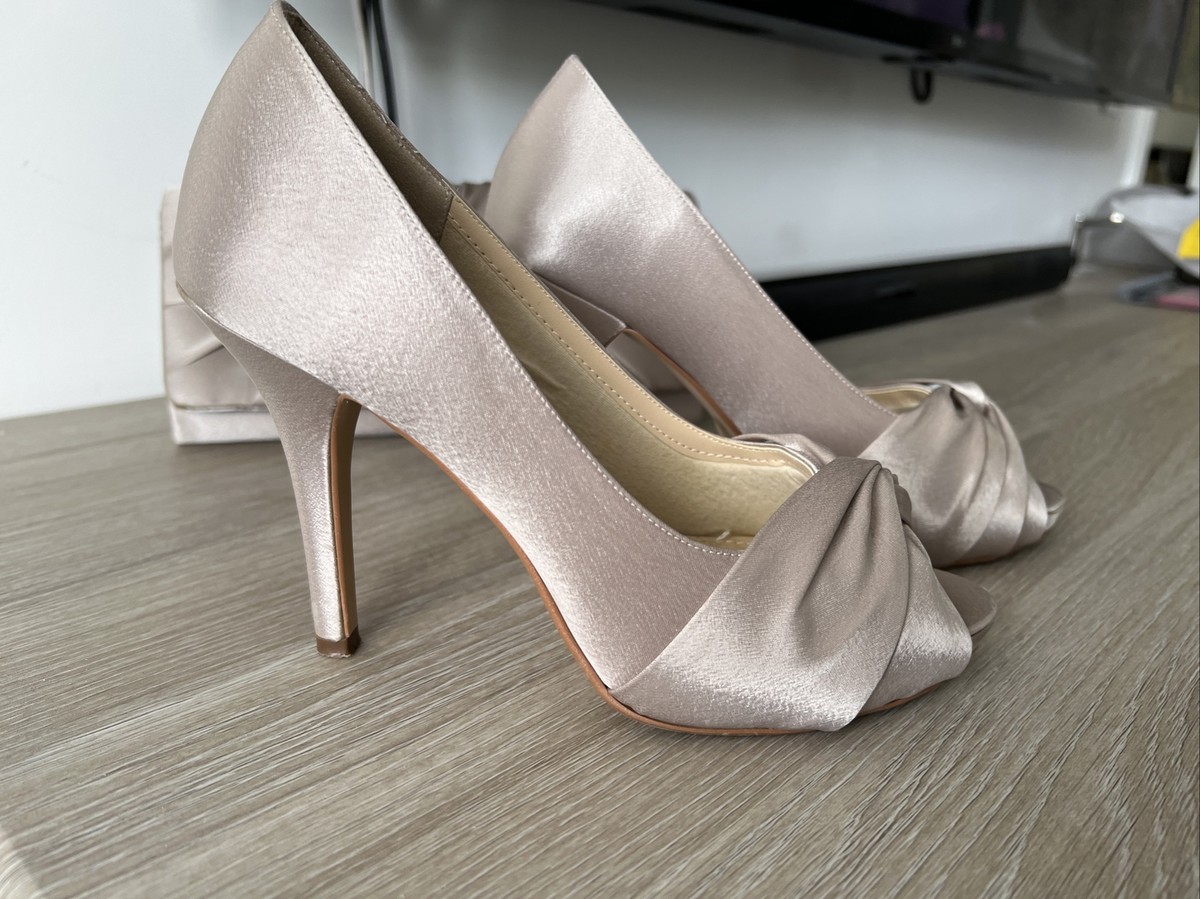 Lovely LEXUS satin shoes (size 5) with matching handbag *RRP £160+