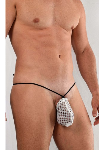 BfM Mens Sheer Mesh Swim Pouch - Picture 9 of 18