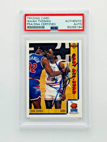 Isiah Thomas Auto 1992 UD All-Star Game (Magic's Return) - PSA/DNA Certified🔥