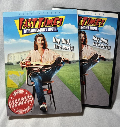 Fast Times at Ridgemont High Full Screen Special Edition DVD In Slipcover, Rare