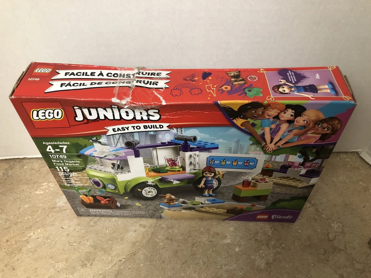 LEGO Juniors Friends Mia&#039;s Food Market Set New in Open Box. | eBay