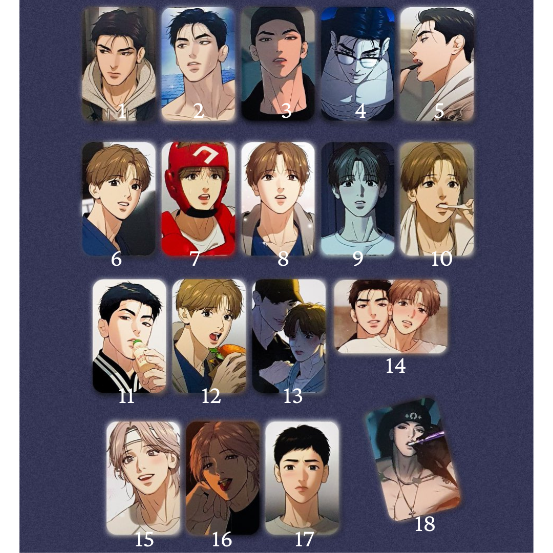 JINX MINGWA 징크스 MANHWA BL BOYLOVE PACK PHOTOCARD OFFICIAL