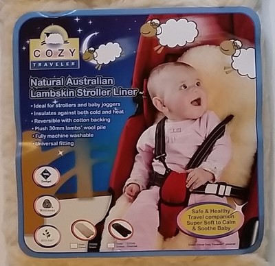 cozy traveller lambskin stroller liner