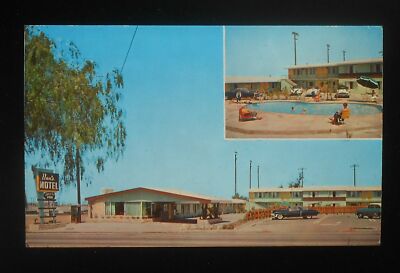 1950s Don's Motel and Cafe 4915 E. Pacific Coast Highway Old Cars Long Beach CA
