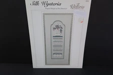 The Victoria Sampler SILK WYSTERIA Pattern 0008 Hardanger Silk Ribbon Thea Dueck