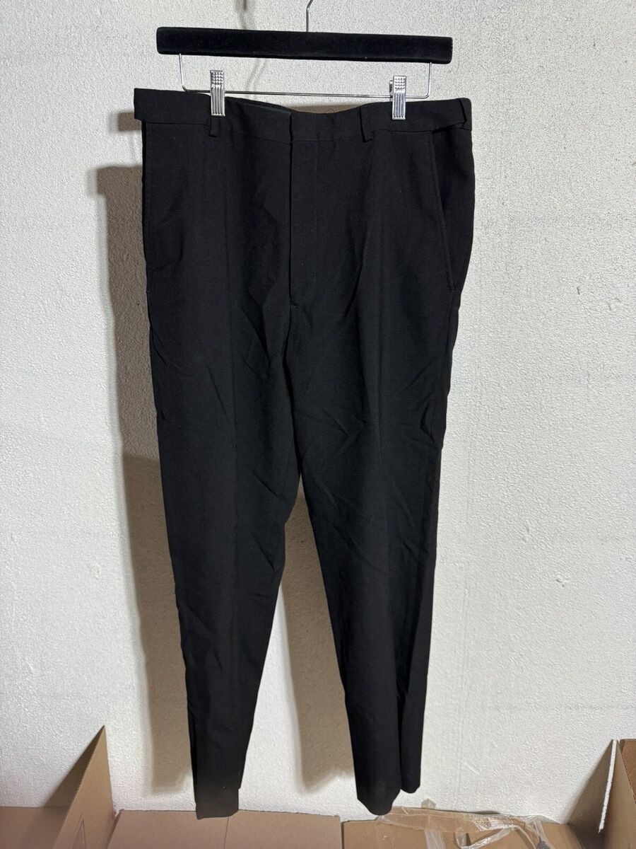 Vintage 80s Men's Unbranded Black Tuxedo Dress Pants 32W 28L Vintage 80s Men's Unbranded Black Tuxedo Dress Pants 32W 28L