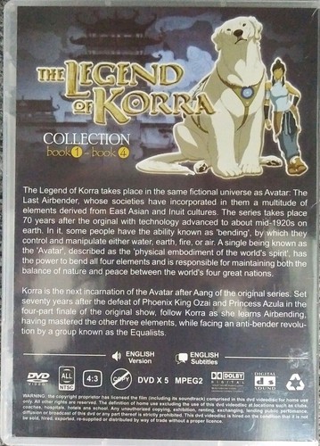 AVATAR - THE LEGEND OF KORRA (COMPLETE BOOK 1-4) - ANIME TV DVD | SHIP FROM US - Picture 3 of 7