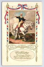 Postcard Patriotic George Washington Embossed 450/19 No. 62229 c.1914