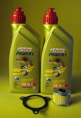 Castrol Power 1  15W50 Öl + Ölfilter ROYAL ENFIELD 411 Himalayan