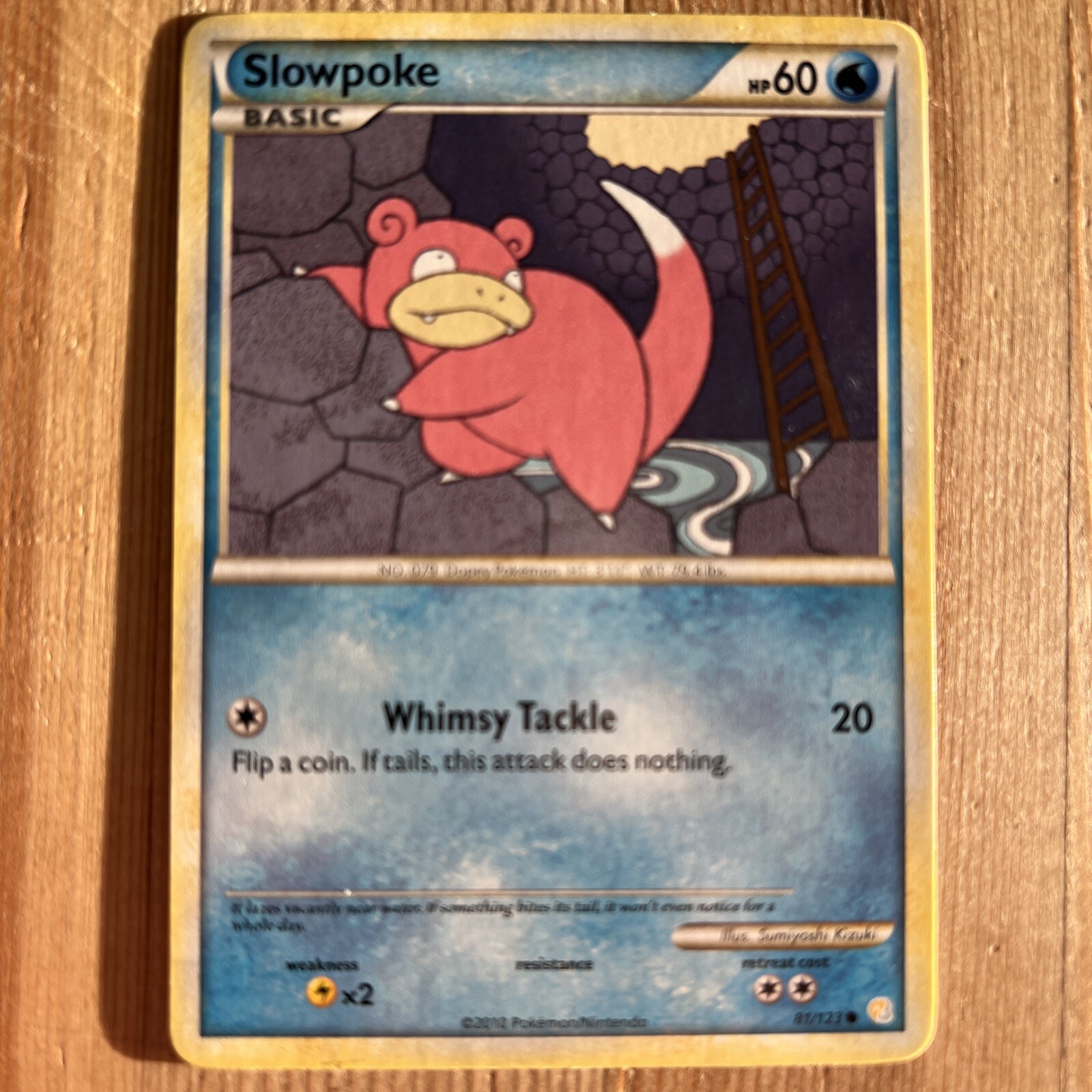 Slowpoke 81/123 HGSS Common NM/LP Pokémon