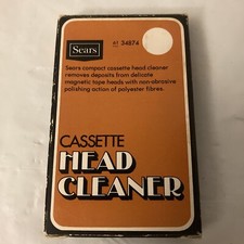 Vintage Sears Audio Cassette Head Cleaner