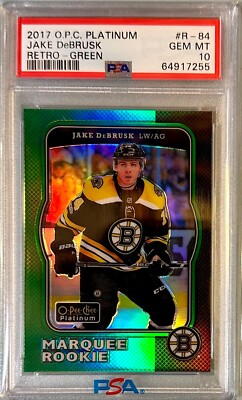jake debrusk pokmon card trade 2017-18 Upper Deck Series 1 YOUNG GUNS ROOKIE RC #212 Bos I Want To Keep Improving