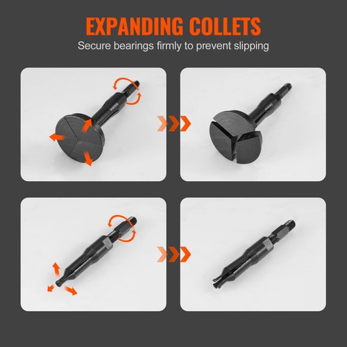 16-Piece Bearing Puller Set - Dual Mode Slide Hammer & U-Shaped Tools - Picture 3 of 8