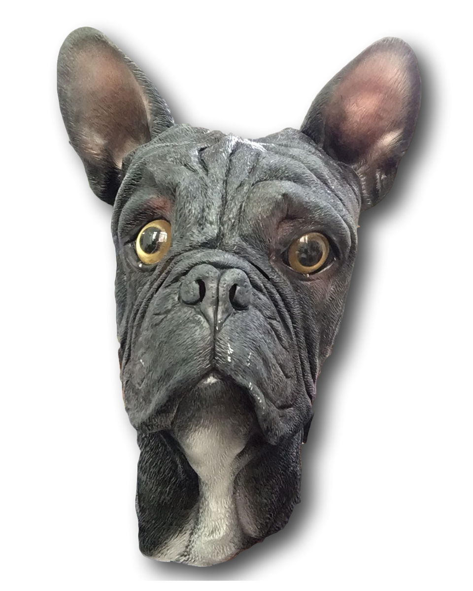 Ghoulish Masks Bulldoggen-Maske Für Erwachsene – Grau, Standard-Größe, Für Halloween & Kostümpartys