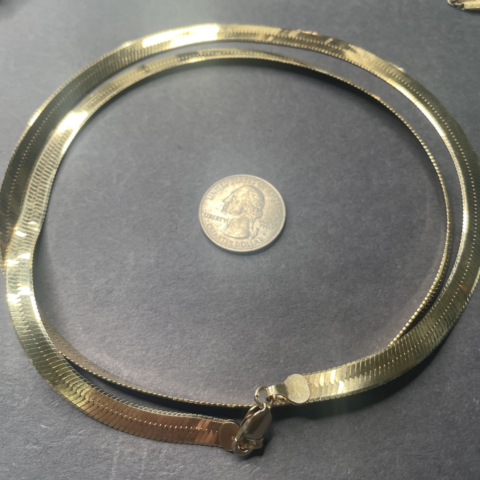 Solid Sterling 34 Gram With Gold Overlay Vintage … - image 3