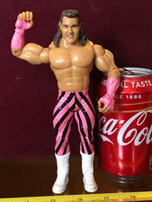 BRUTUS THE BARBER BEEFCAKE WWE WWF Official Action Figure Wrestling PINK Outfit