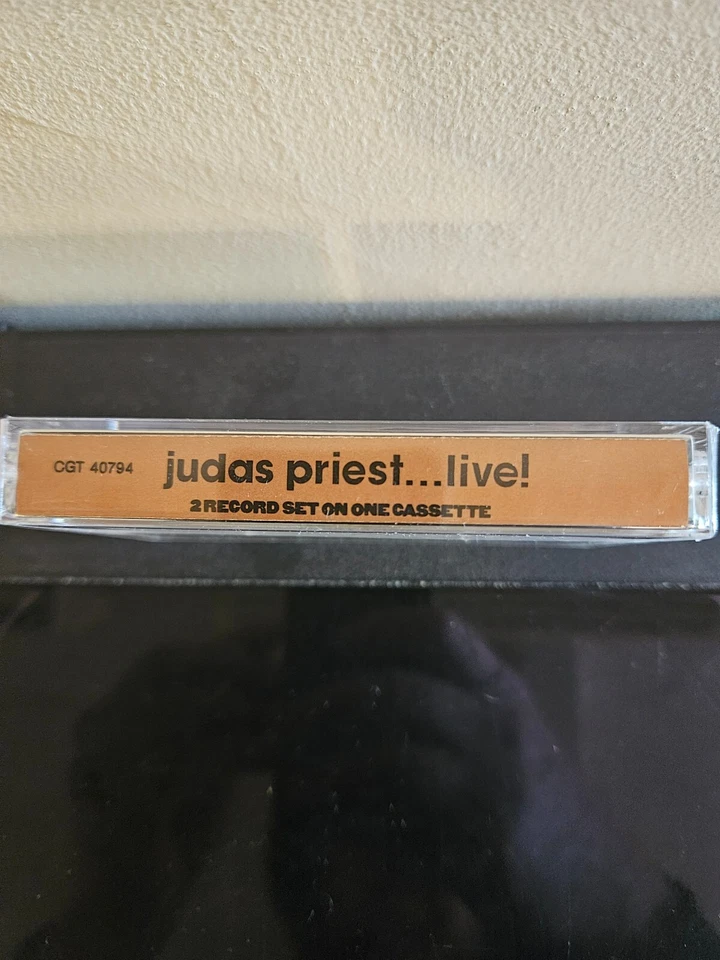 JUDAS PRIEST Priest...Live! 1987 CASSETTE TAPE HEAVY METAL 2 RECORD SET ON ONE - Image 3 of 4