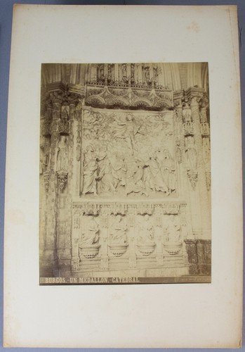 BURGOS Cathedral SPAIN set of 21 original photographs c1890 mounted albumen - Picture 10 of 24
