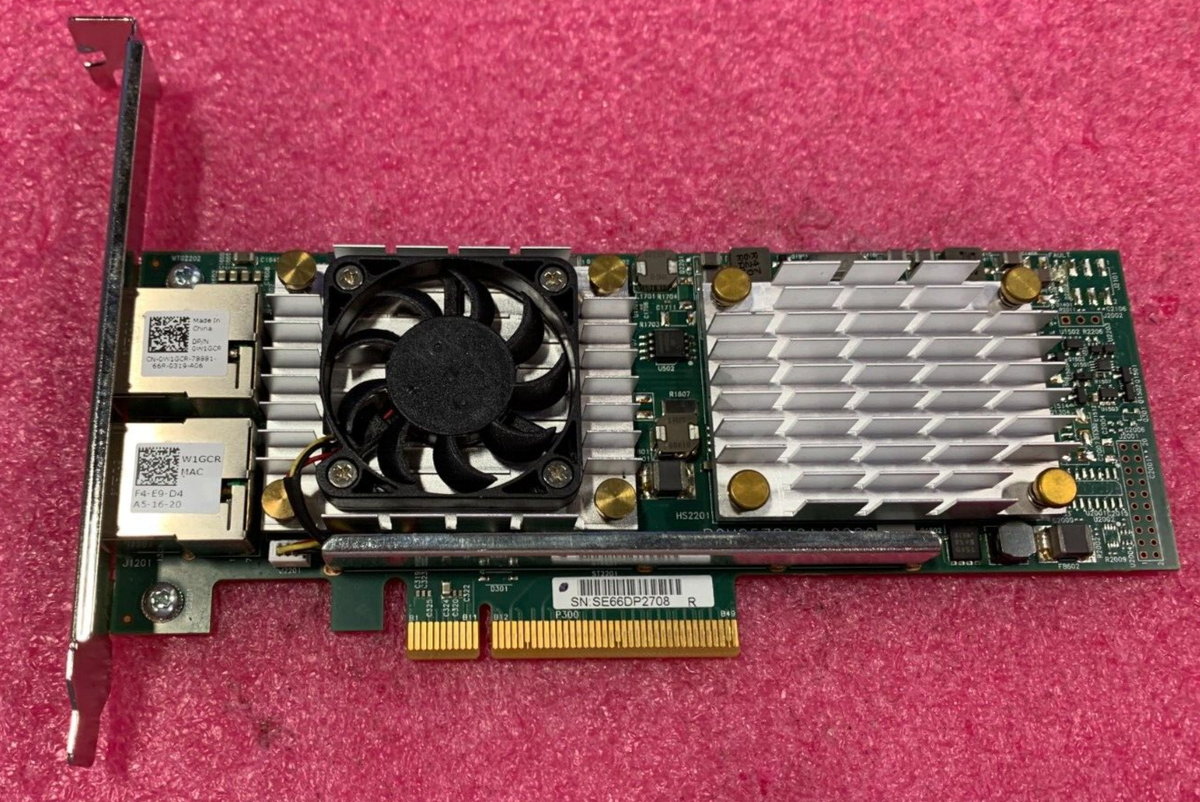 DELL – Broadcom 57810S 10Gbps PCIe, Dual Port, SFP+ – DP/N : 0W1GCR – d'occasion Dell et HP