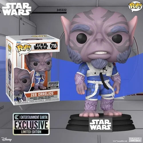 Star Wars: The Mandalorian Zeb Orrelios Funko Pop! Vinyl Figure
