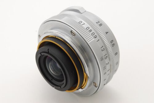 "Near MINT" Ricoh GR 28mm f/2.8 MF lens For L39 Ltm Mount w/ Leica M Adapter - Picture 5 of 13