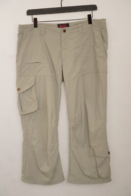 Men Fjallraven Shorts Summer Bermuda Hiking Stretch Cotton Size 42 W36 XME15