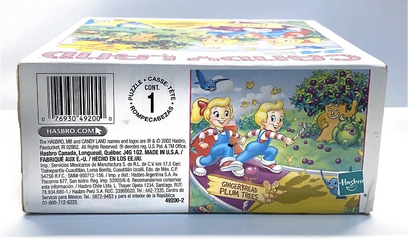Hasbro MB Candy Land 24 Piece Jigsaw Puzzle for sale online