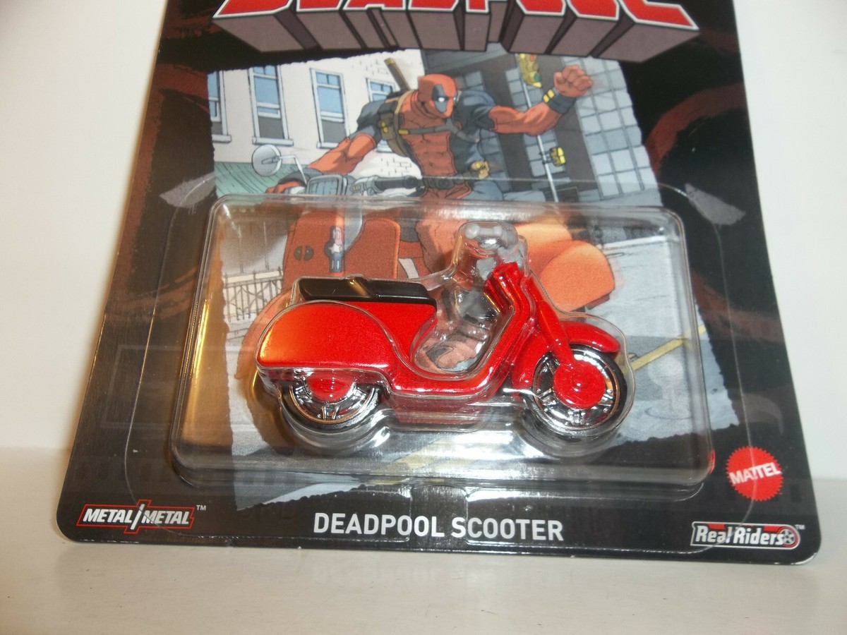 Hot Wheels DEADPOOL Scooter Retro Entertainment DMC55 Mattel
