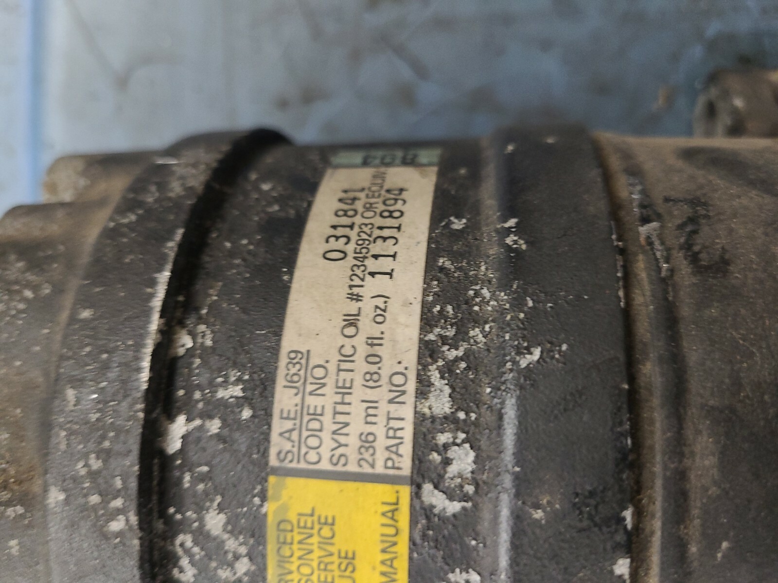 Chevy Harrison General A/C Compressor GM sae j639 1131894 | eBay