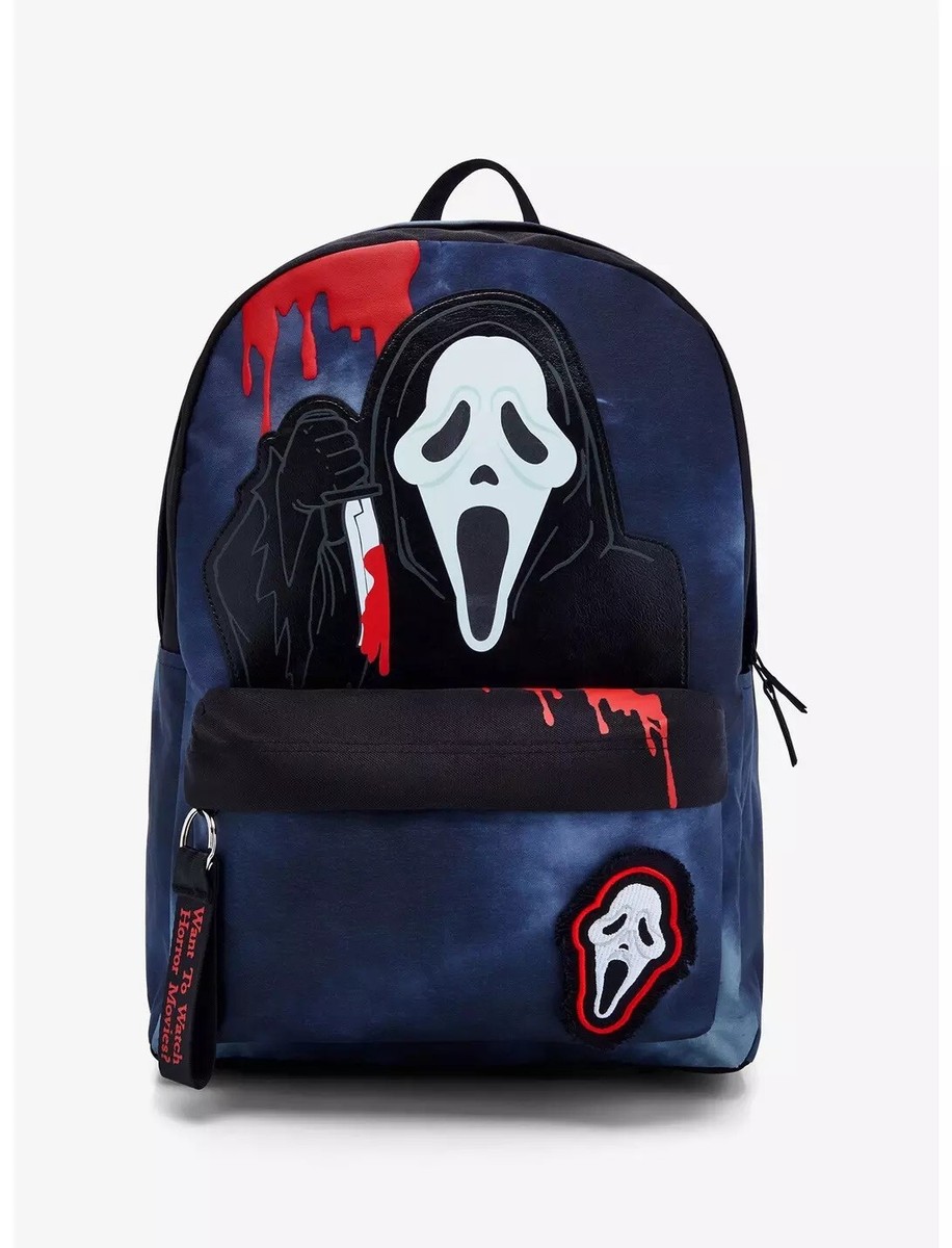 Ghostface scream New York black checkered back pack Ghost Face Character Checkered Backpack - Walmart.com main image 4