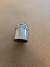 Snap On 3/8" Drive 3/4" 12PT SAE Shallow Chrome Socket F241