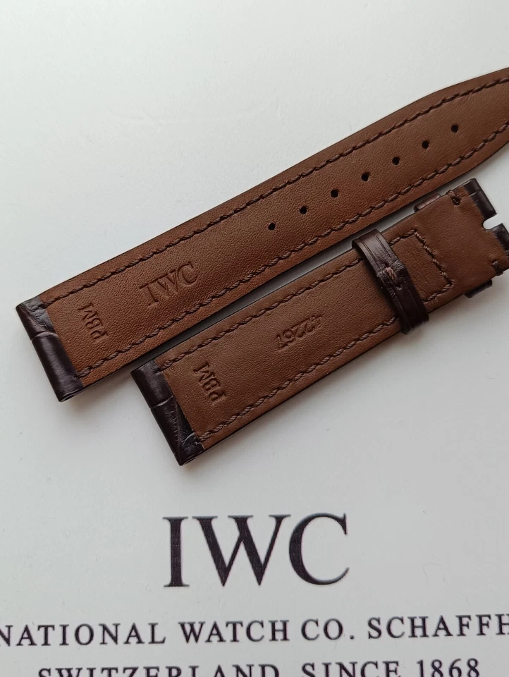IWC Portugieser Cronógrafo 20/18 Correa Marrón para Hebilla de Pasador Foto 4 de 4