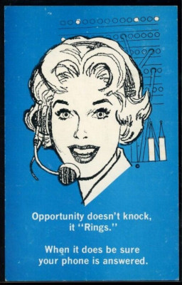 1972 Answerphone Inc Answering Service Postcard | eBay