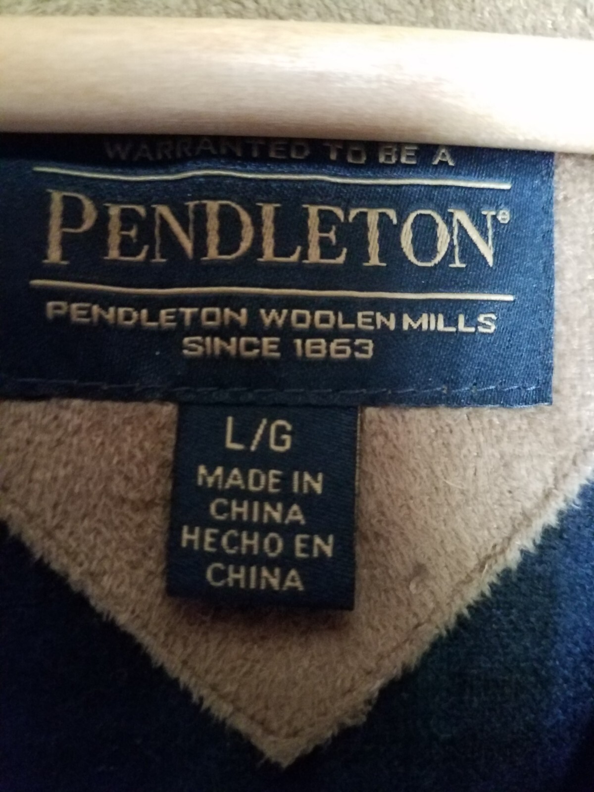 Pendleton Jacket Umatilla Camp Base  Womens L Blu… - image 5