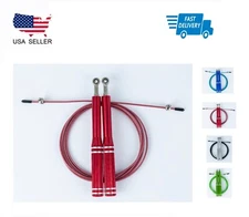 Jump Rope Crossfit Boxing Weighted Adult Ball Bearing Beaded Fitness Gym Speed