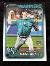 2023 Topps Series One Emerson Hancock RC Seattle Mariners Baseball Trading Card