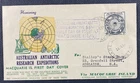1954 AAT Australian Antarctic Expeditions WIDE WORLD FDC Macquarie Is ANARE Pmk