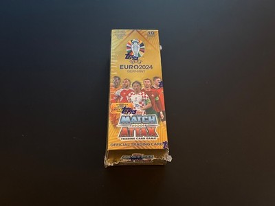Topps EURO 2024 Match Attax Golden Glory Booster Display Box (10 Packets) OVP