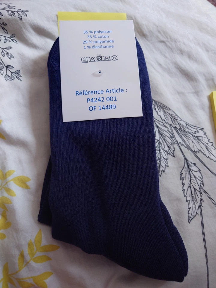 2 Paires De Chaussettes Armor Lux Taille 41-43 Neuf - Photo 2/2
