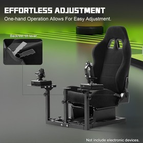 Hottoby Flight Simulator Cockpit & Seat Fit Thrustmaster A10C Logitech X52 PRO